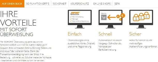 Sofortüberweisung als Zahlungsmethode im Online Casino 