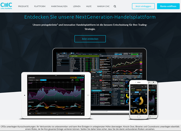 CMC Markets Handelsplattform