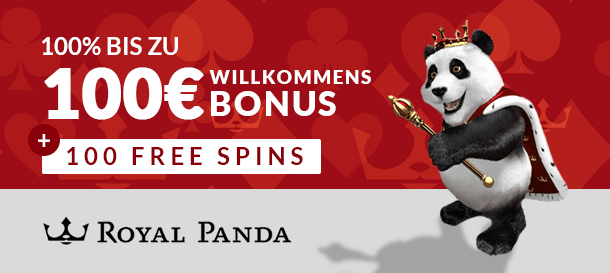 Royal Panda Casino Neukundenbonus 