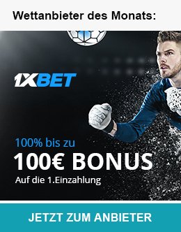 Wettanbieter des Monats 1xbet